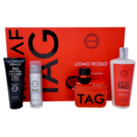 Armaf Odyssey Tag Uomo (Rosso) 4-Piece Set (100ml EDP Spray + 50ml Body Spray + 100ml Shower Gel + 250ml Shampoo)